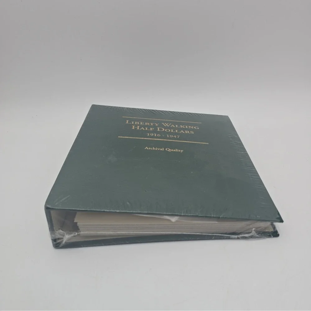 Littleton Archival Quality Coin Album Liberty Walking Half Dollars 1916-1947 New